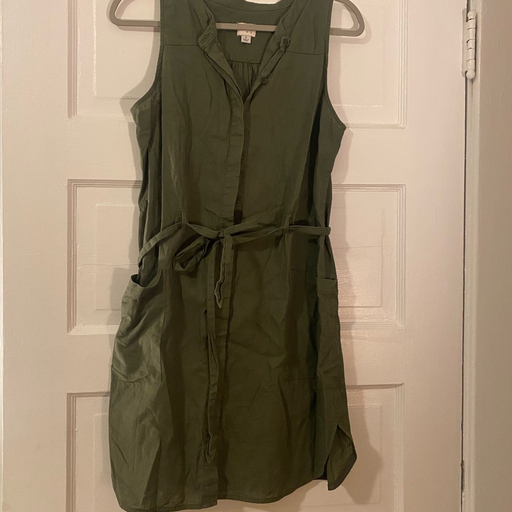 Olive Green Dress